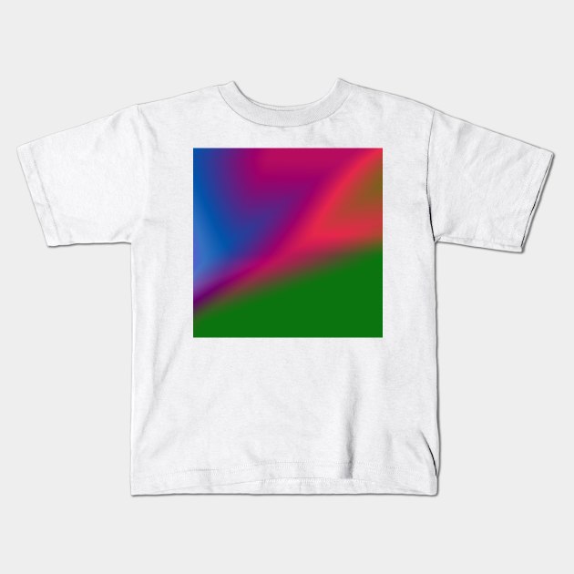 blue pink green abstract texture Kids T-Shirt by Artistic_st